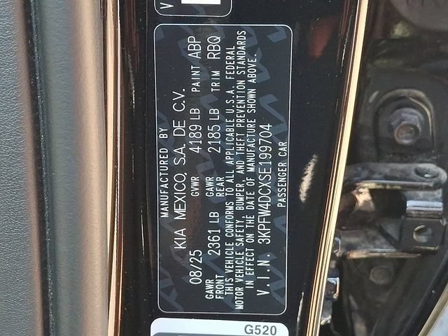 Certified 2025 Kia K4 GT-Line Turbo FWD image 27