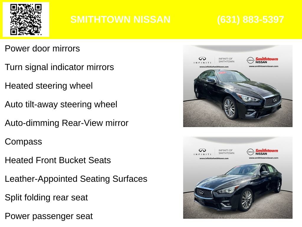 Used 2023 INFINITI Q50 Luxe w/ Cargo Package AWD/4WD image 8