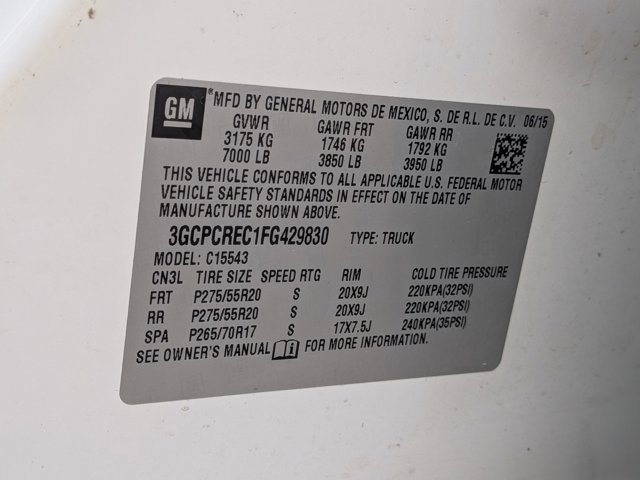 Used 2015 Chevrolet Silverado 1500 LT w/ Texas Edition, 1LT Trim image 25