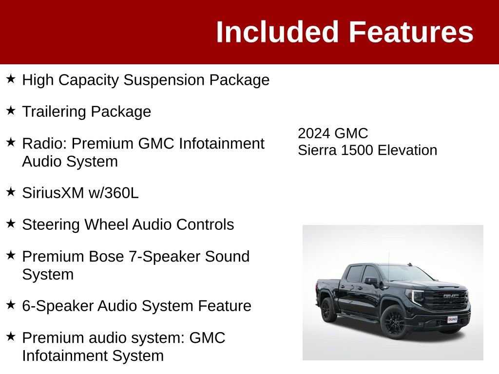 Used 2024 GMC Sierra 1500 Elevation w/ Elevation Premium Package AWD/4WD image 4
