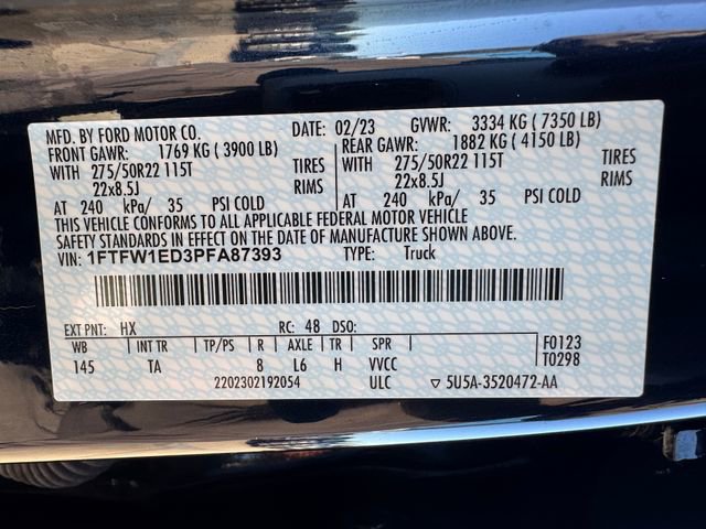 Certified 2023 Ford F150 Limited AWD/4WD image 31