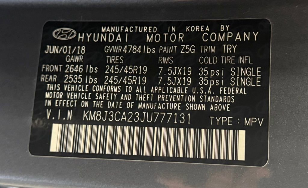 Used 2018 Hyundai Tucson Limited w/ Ultimate Package 02 AWD/4WD image 31