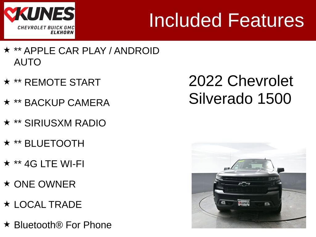 Used 2022 Chevrolet Silverado 1500 RST image 2