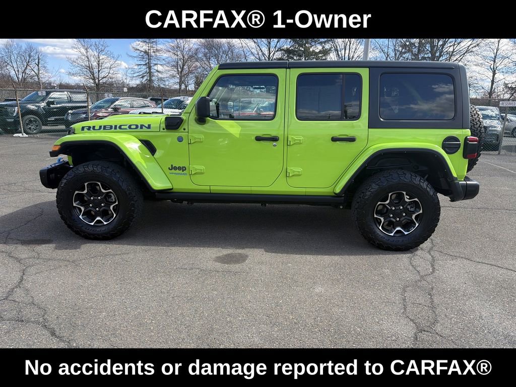 Used 2021 Jeep Wrangler Unlimited Rubicon 4xe w/ Steel Bumper Group AWD/4WD image 2