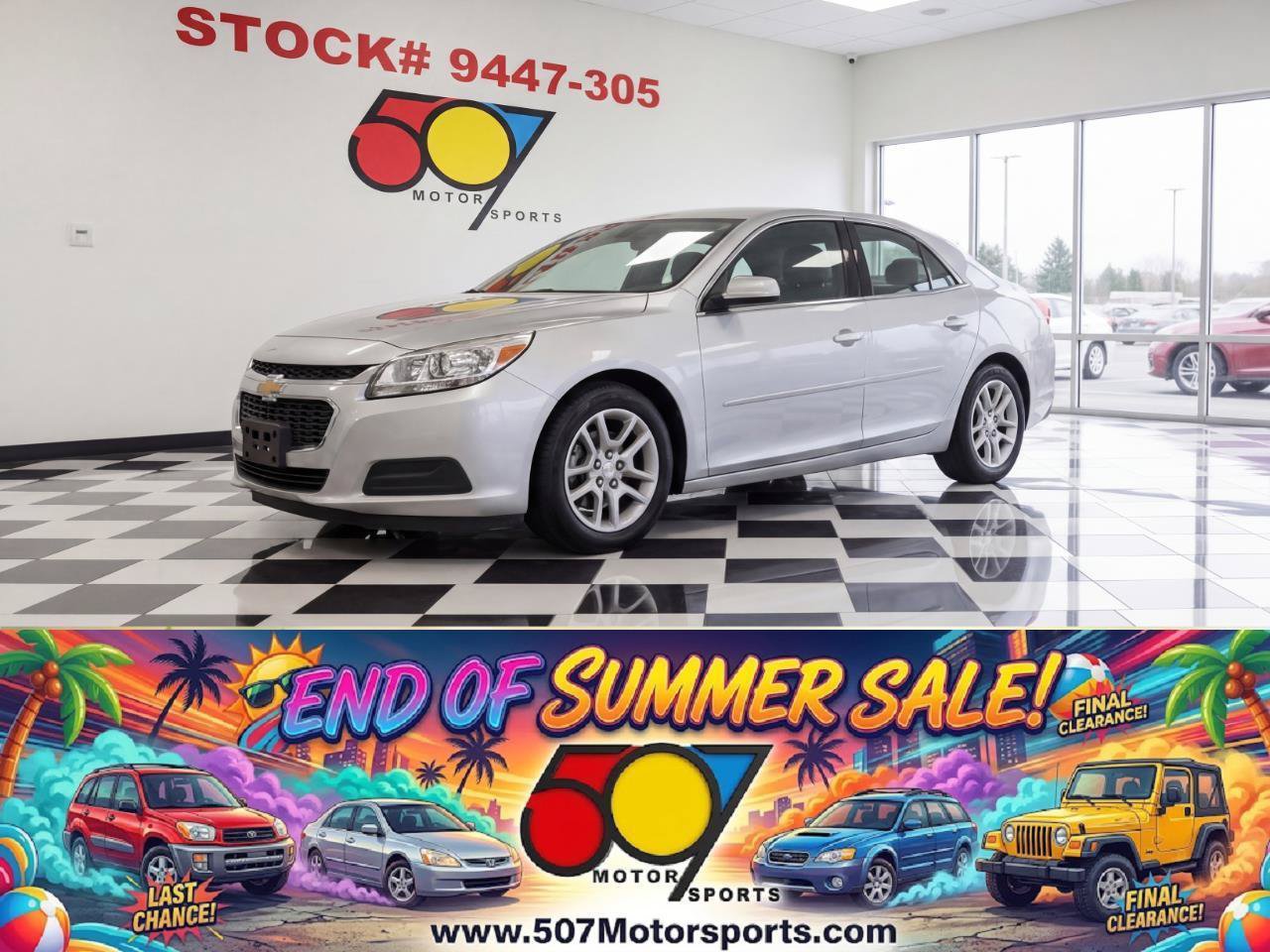 Used 2016 Chevrolet Malibu LT w/ Sun And Convenience Package FWD image 1