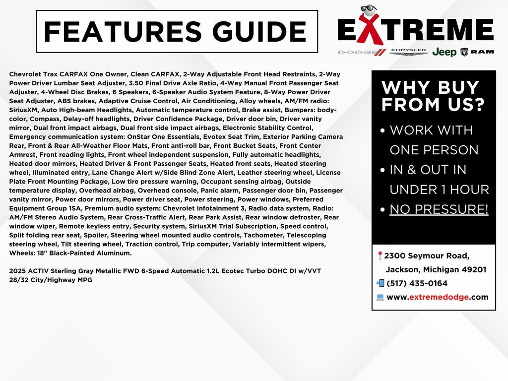 Used 2025 Chevrolet Trax ACTIV w/ Driver Confidence Package image 2