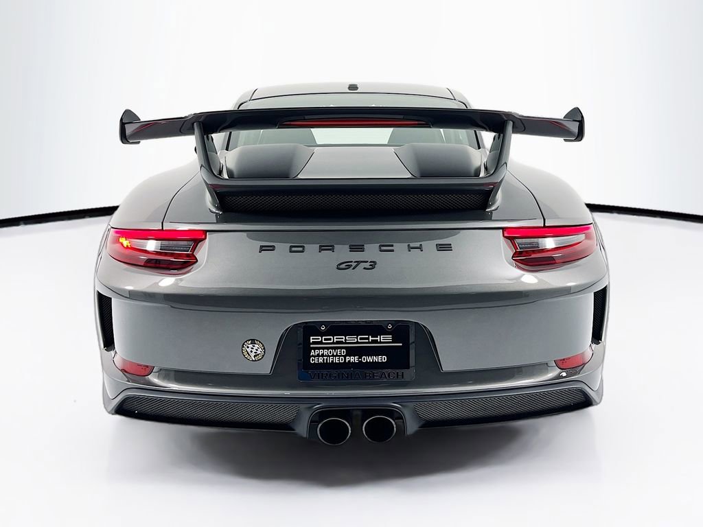 Certified 2018 Porsche 911 GT3 w/ Sport Chrono Package RWD image 8