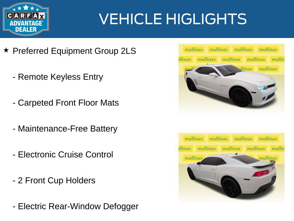 Used 2015 Chevrolet Camaro LS RWD image 21