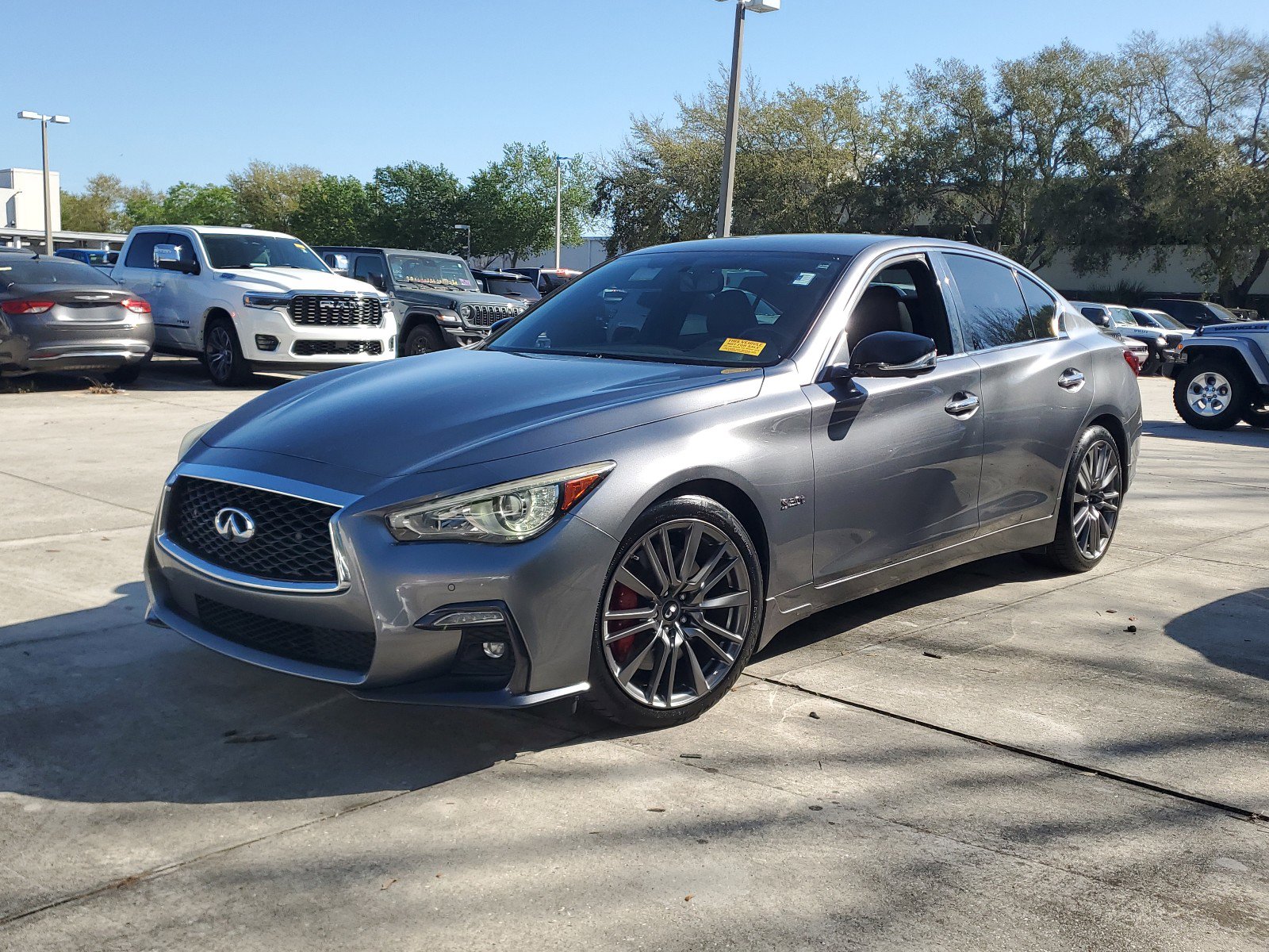 Used 2018 INFINITI Q50 Red Sport 400 w/ Sensory Package (Sport)