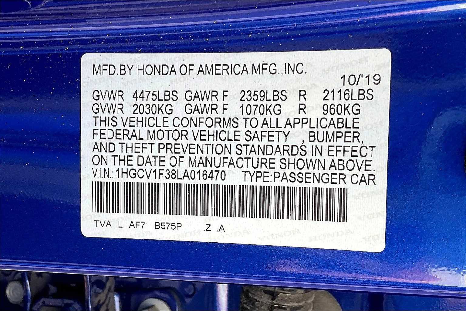 Used 2020 Honda Accord Sport image 33