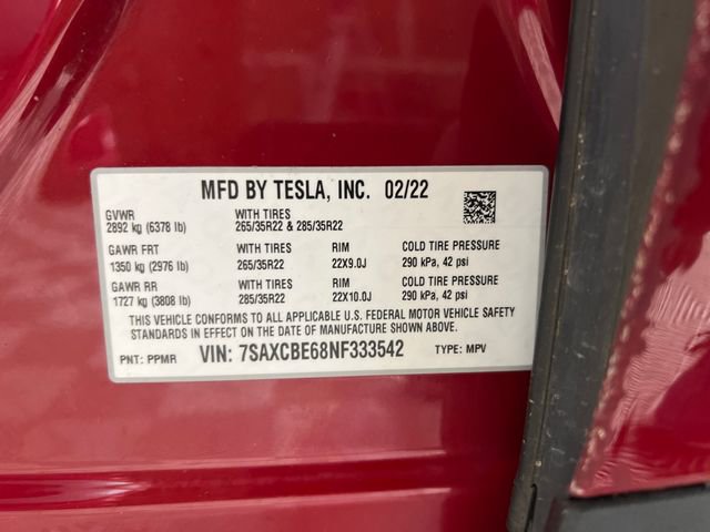 Used 2022 Tesla Model X Plaid image 25