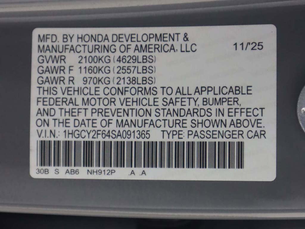 New 2025 Honda Accord EX-L image 23