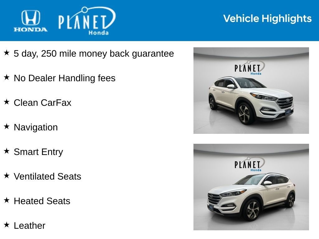 Used 2017 Hyundai Tucson Limited w/ Limited Ultimate Package 03 FWD image 4