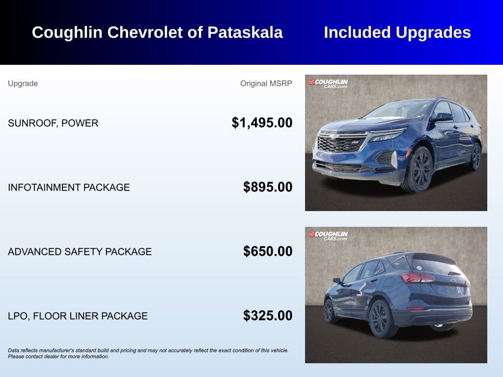 Used 2022 Chevrolet Equinox RS w/ Infotainment Package image 3