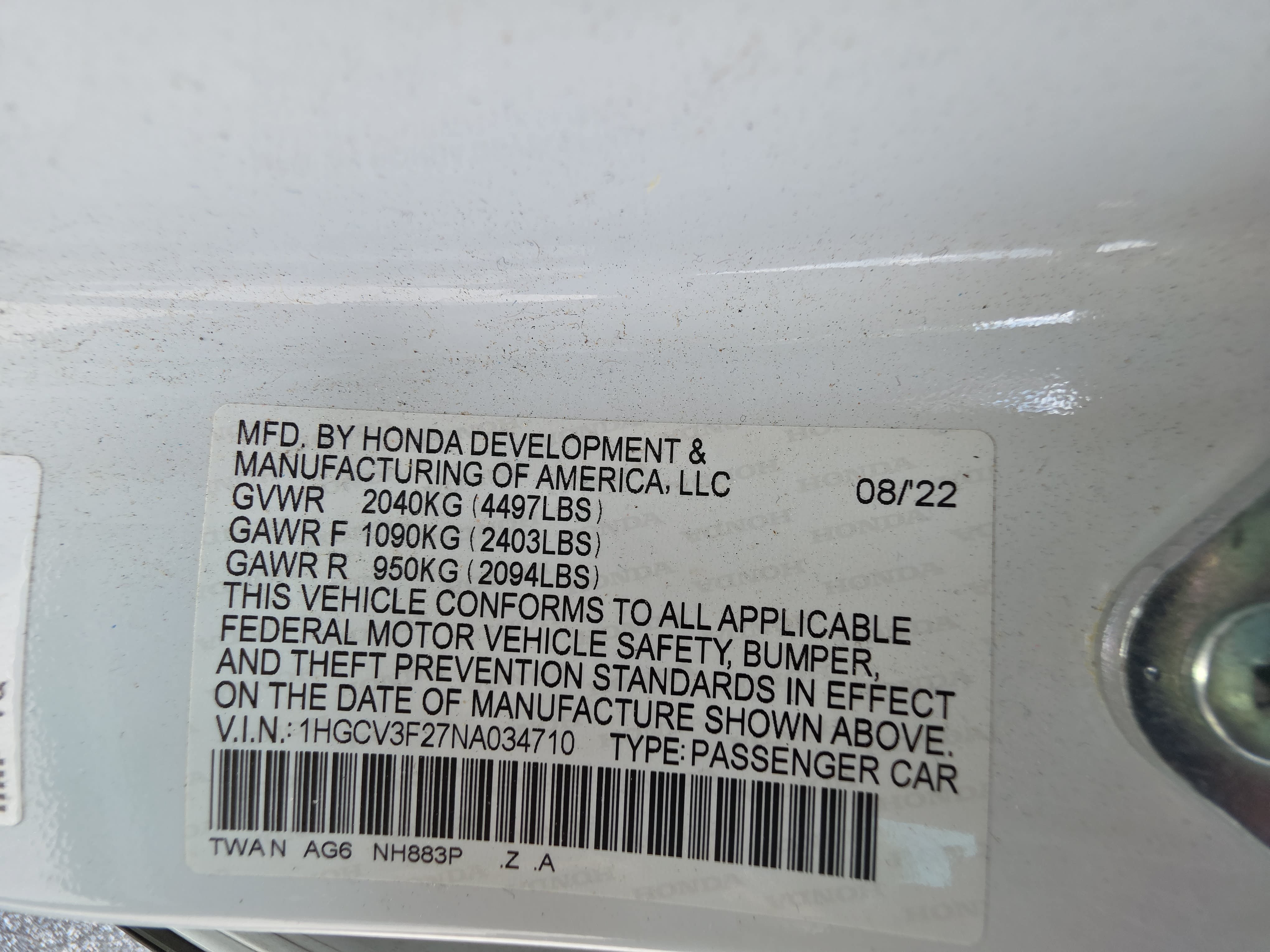 Used 2022 Honda Accord Sport image 35