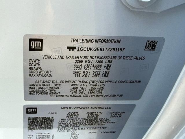 New 2026 Chevrolet Silverado 1500 LTZ w/ LTZ Premium Package AWD/4WD image 21