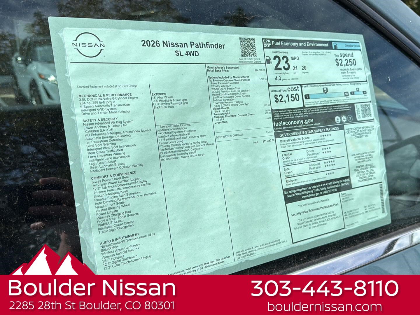 New 2026 Nissan Pathfinder SL w/ SL Premium Package AWD/4WD image 9