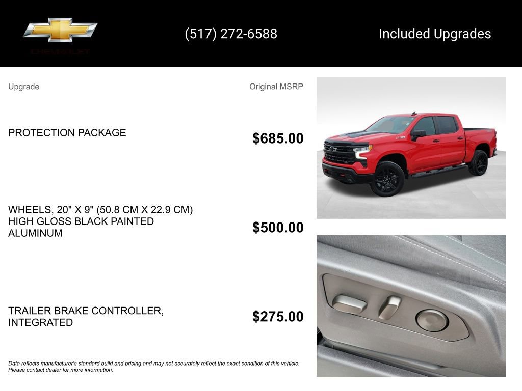 Certified 2023 Chevrolet Silverado 1500 LT Trail Boss w/ Protection Package image 15