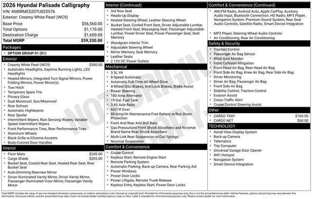Certified 2026 Hyundai Palisade Calligraphy AWD/4WD image 4