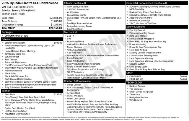 Certified 2025 Hyundai Elantra SEL image 10