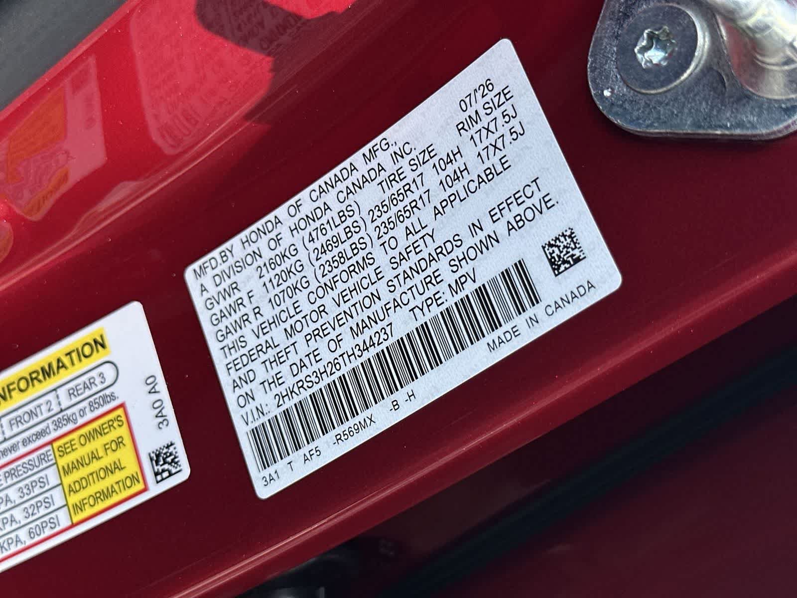 New 2026 Honda CR-V LX image 22