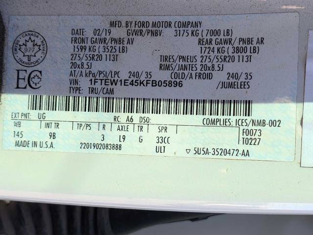 Certified 2019 Ford F150 Platinum w/ Technology Package image 35