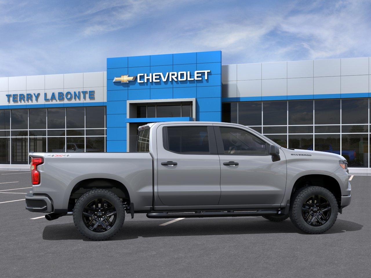 New 2026 Chevrolet Silverado 1500 Custom w/ Turbomax Blackout Package AWD/4WD image 7