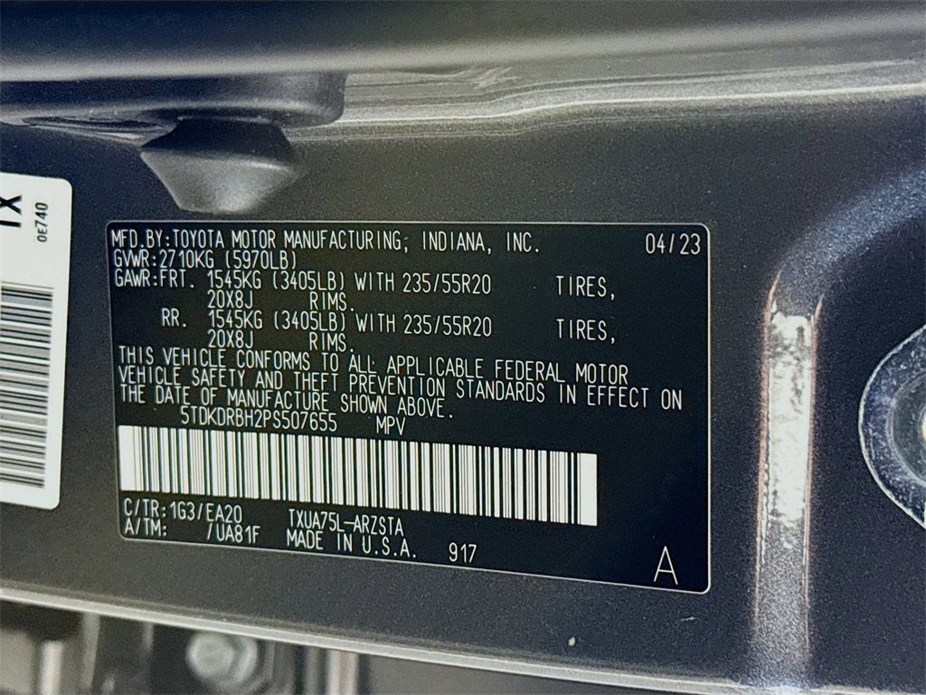 Certified 2023 Toyota Highlander XSE image 39