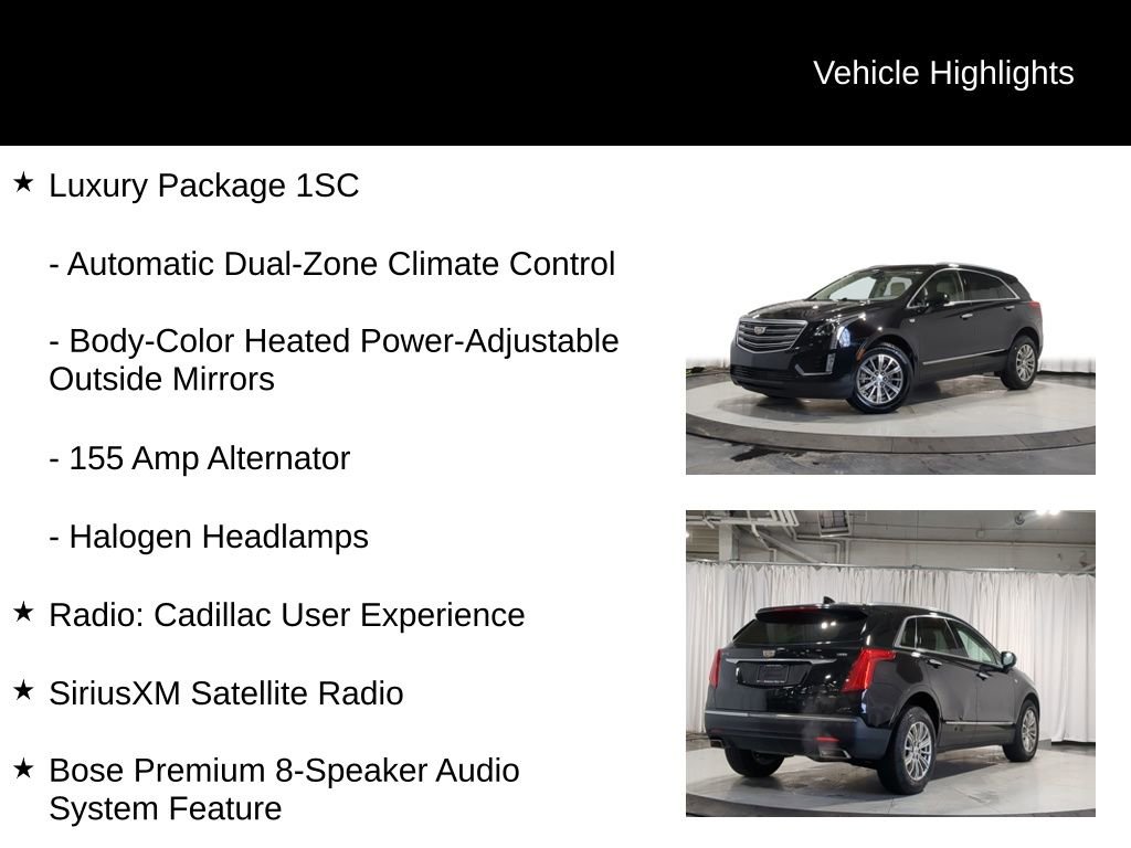 Used 2018 Cadillac XT5 Luxury w/ LPO, Wheel Lock Package image 7