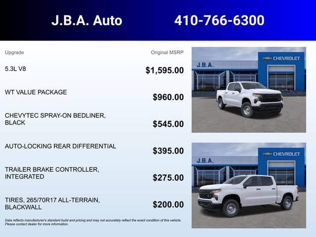 New 2026 Chevrolet Silverado 1500 W/T w/ WT Value Package AWD/4WD image 5