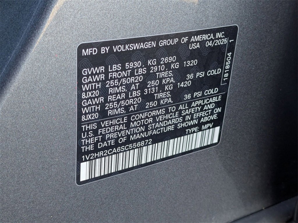 Used 2025 Volkswagen Atlas SE image 41