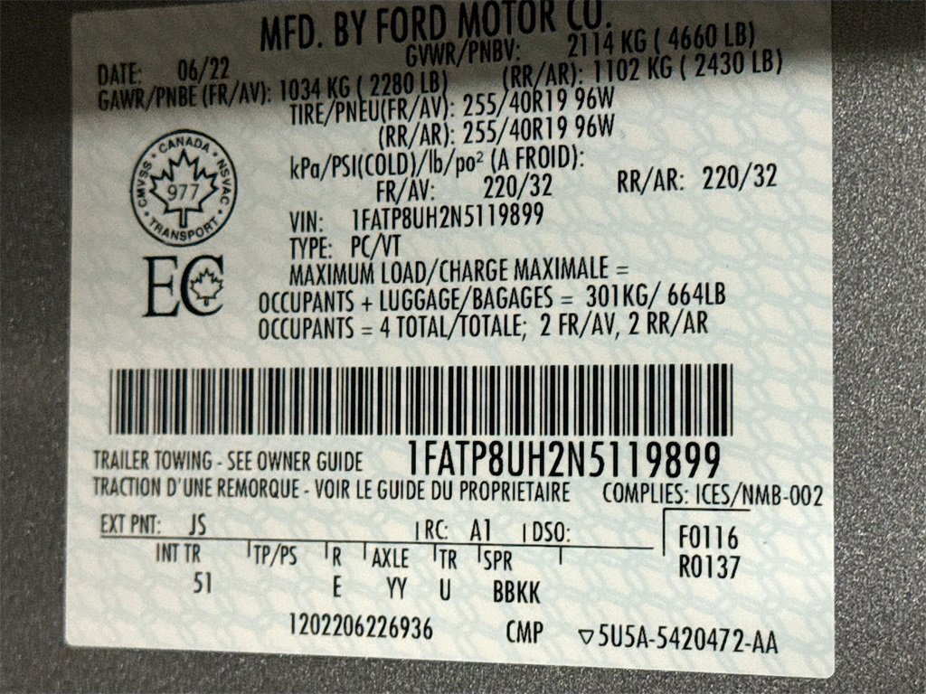 Used 2022 Ford Mustang Premium image 37