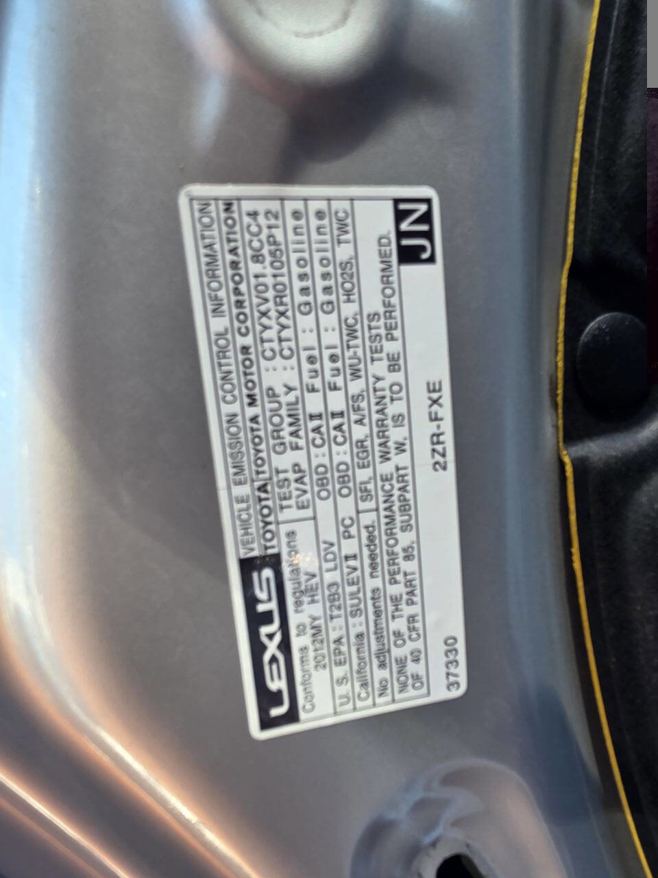 Used 2012 Lexus CT 200h Premium image 24