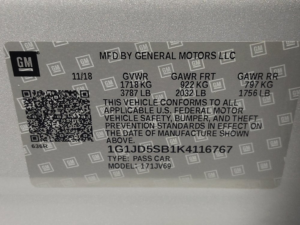 Used 2019 Chevrolet Sonic LT image 33