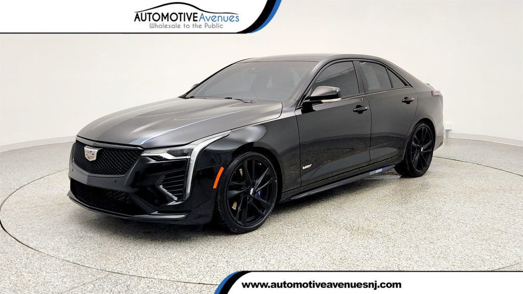 Used 2024 Cadillac CT4 V w/ LPO, Blue Accent Package image 1