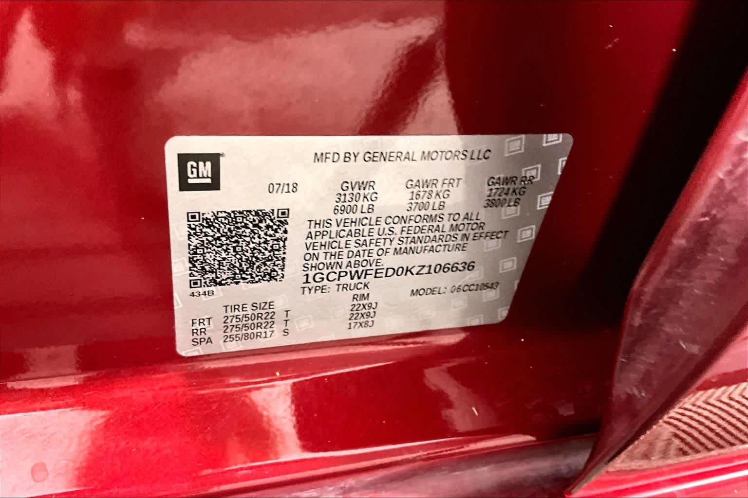 Used 2019 Chevrolet Silverado 1500 High Country w/ Technology Package RWD image 32