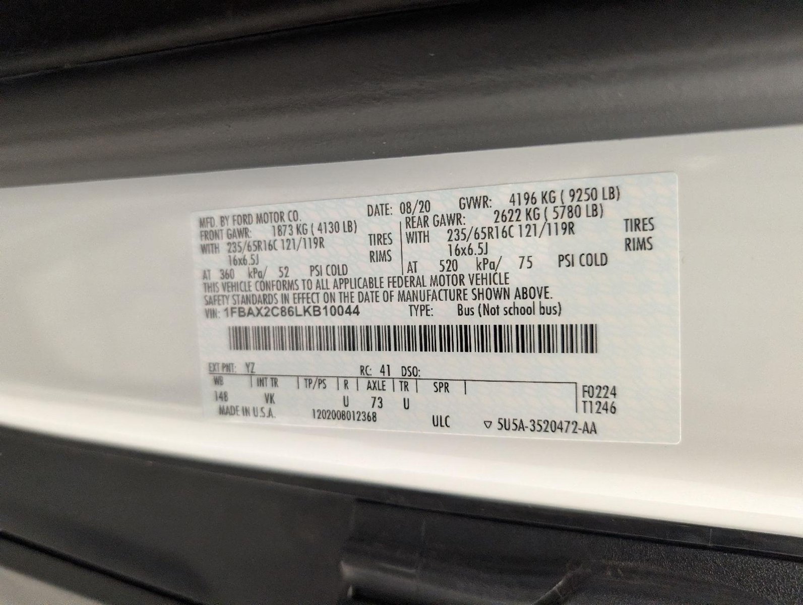 Used 2020 Ford Transit 350 XL RWD image 23