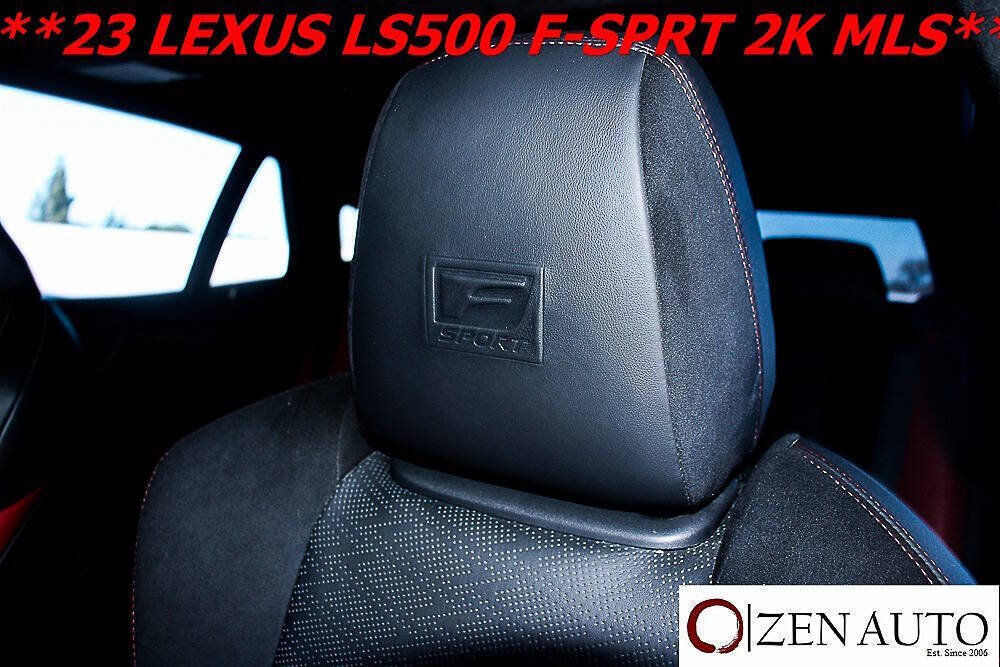 Used 2023 Lexus LS 500 F Sport w/ Cold Weather Package (CK) RWD image 34
