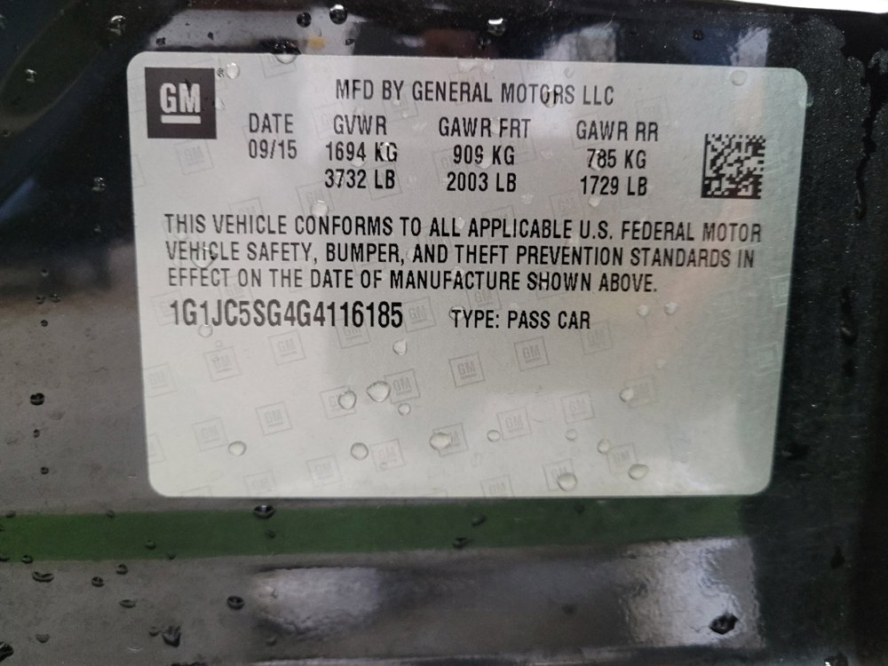 Used 2016 Chevrolet Sonic LT image 33