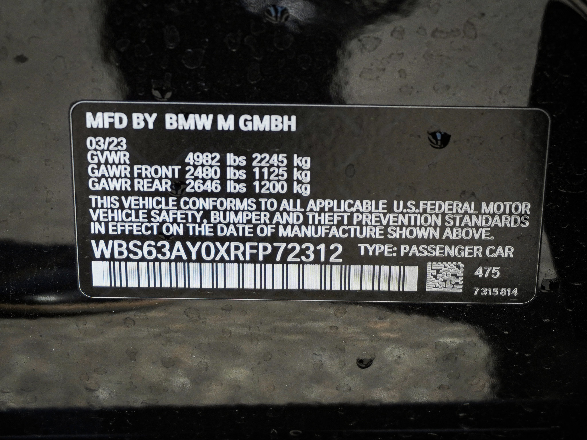 Used 2024 BMW M3 CS AWD/4WD image 38