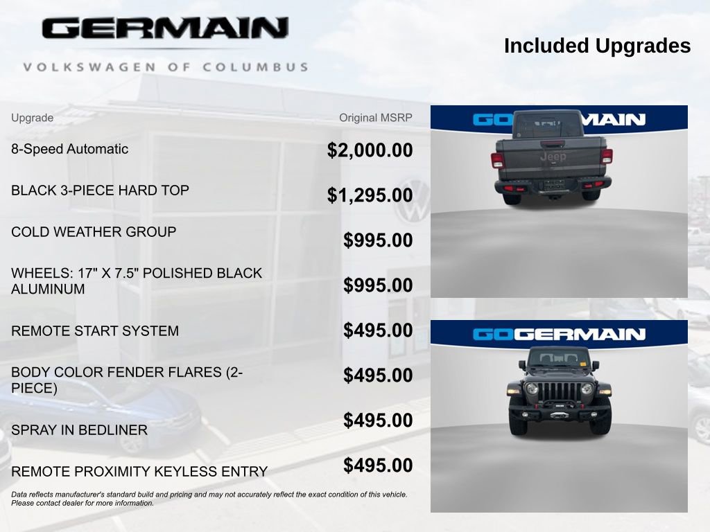 Used 2020 Jeep Gladiator Rubicon w/ Cold Weather Group image 10