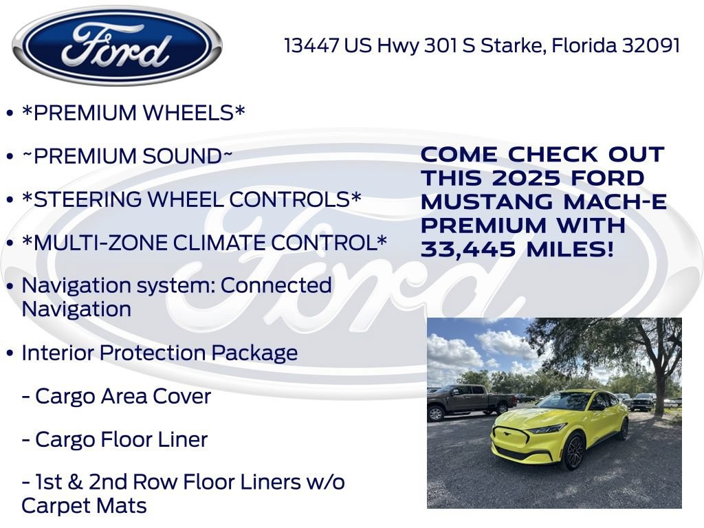 Certified 2025 Ford Mustang Mach-E Premium AWD/4WD image 17