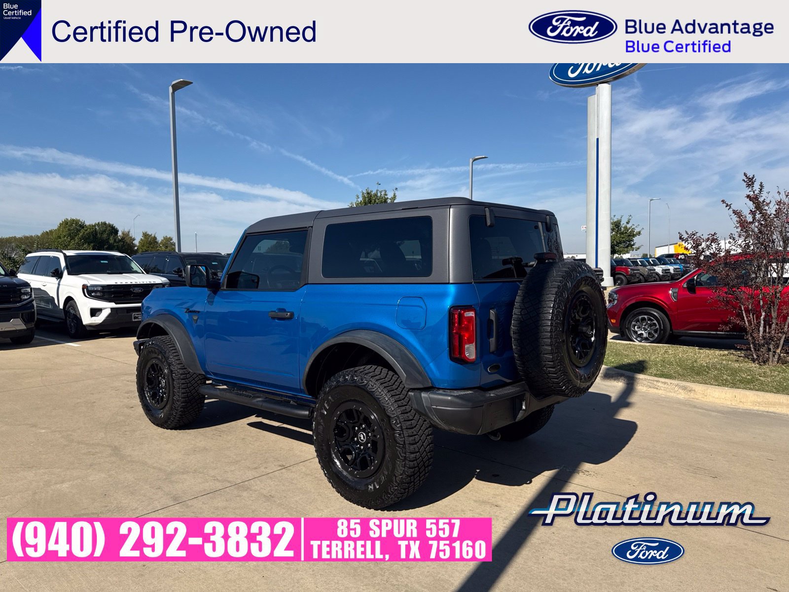Used 2022 Ford Bronco Black Diamond w/ Sasquatch Package AWD/4WD image 3