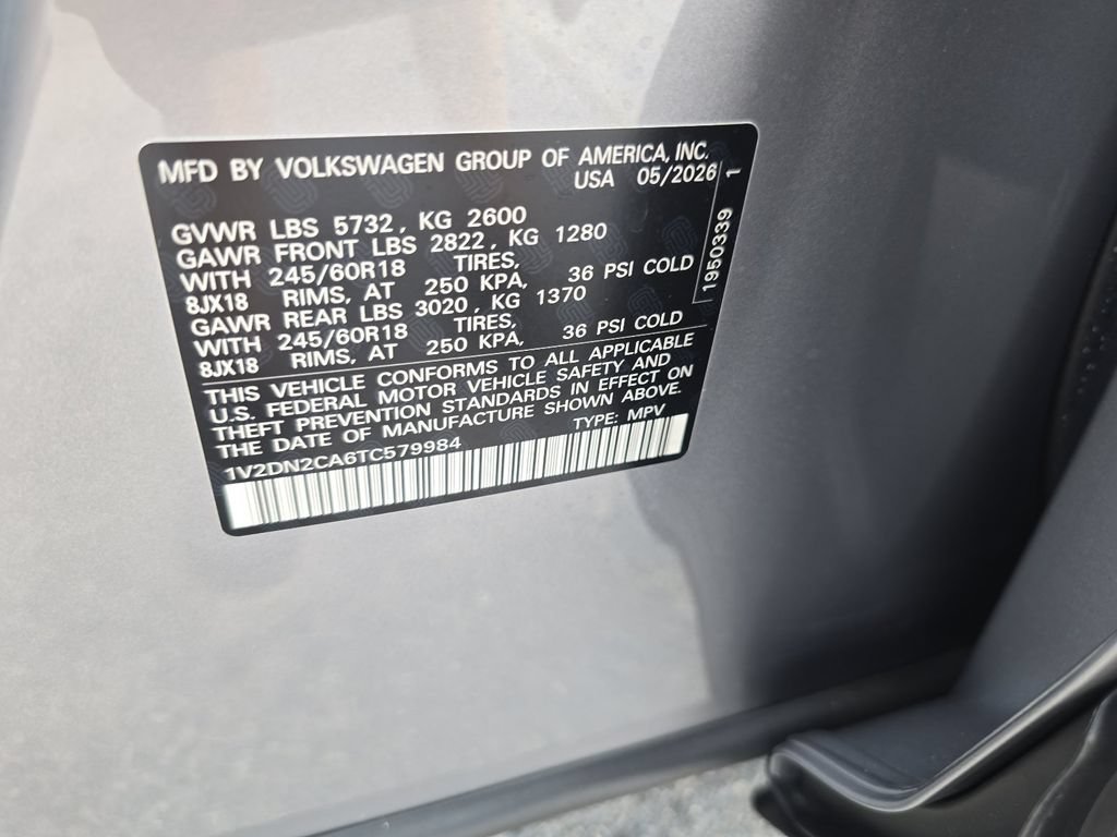 New 2026 Volkswagen Atlas SE FWD image 31