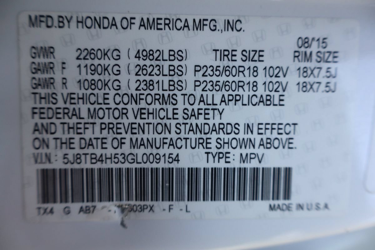 Used 2016 Acura RDX w/ Technology Package AWD/4WD image 47