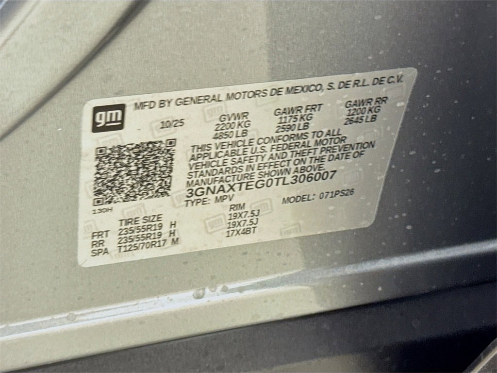 New 2026 Chevrolet Equinox RS w/ Convenience Package III image 21