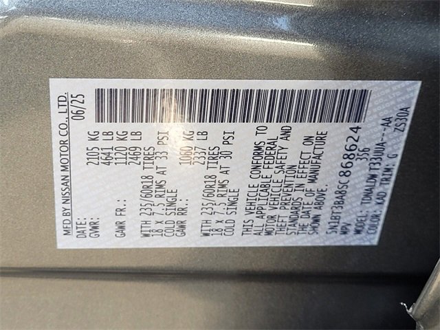 New 2025 Nissan Rogue SV image 6