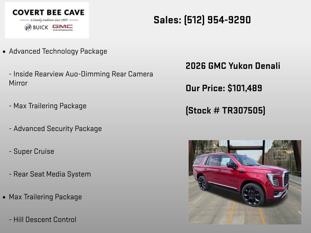 New 2026 GMC Yukon Denali AWD/4WD image 18