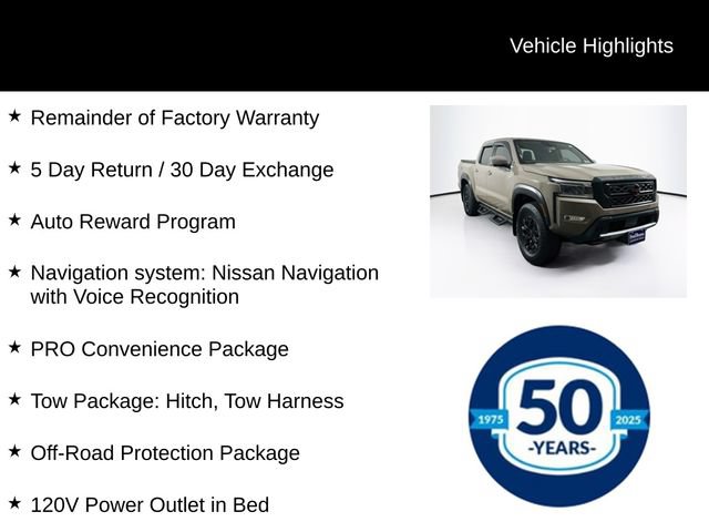 Used 2023 Nissan Frontier PRO-4X w/ Pro Convenience Package AWD/4WD image 8