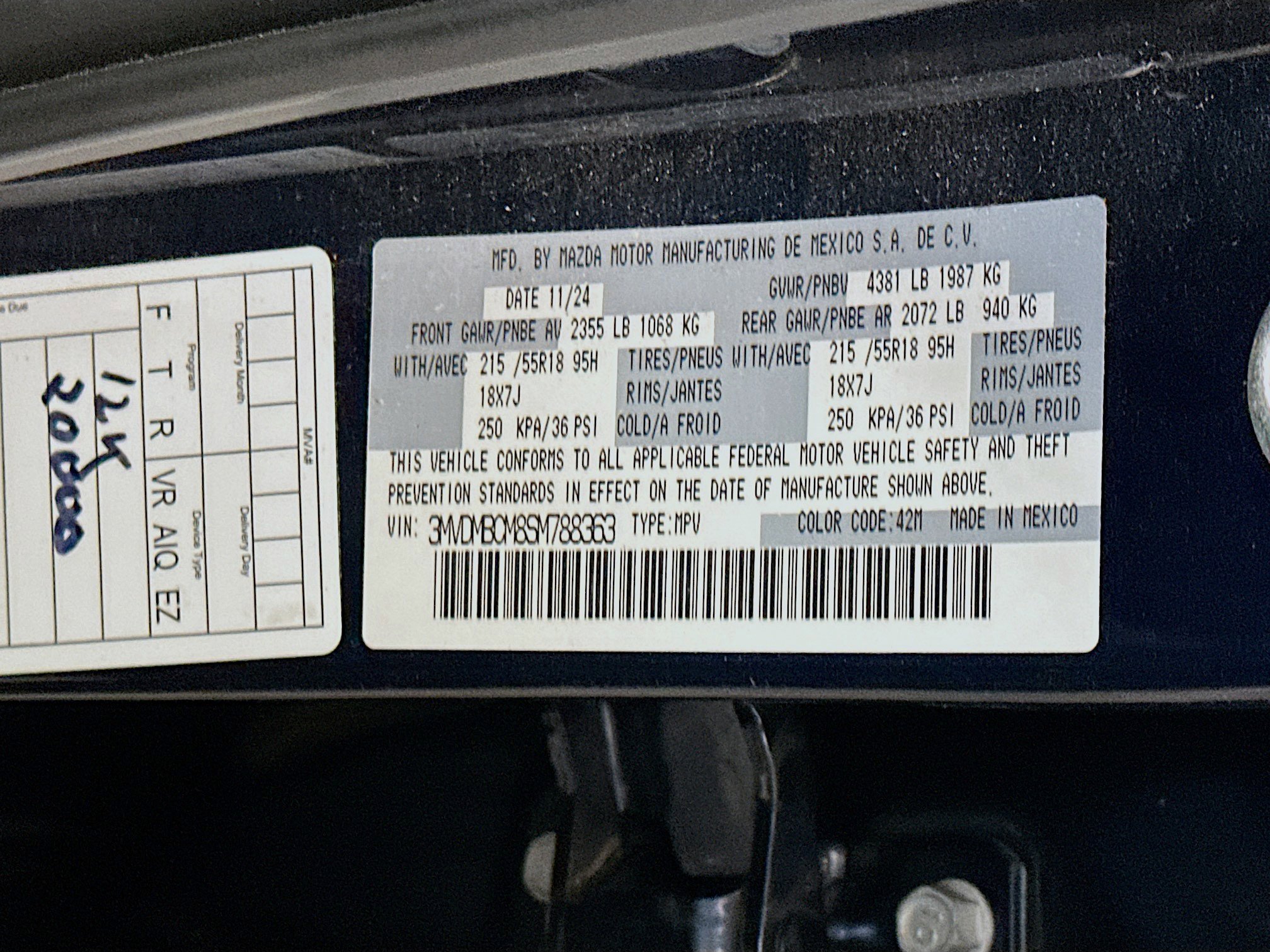 Used 2025 MAZDA CX-30 AWD 2.5 S w/ Preferred Package image 12